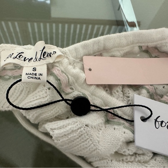 NWT; For love & lemons Cami short set - Picture 7 of 9